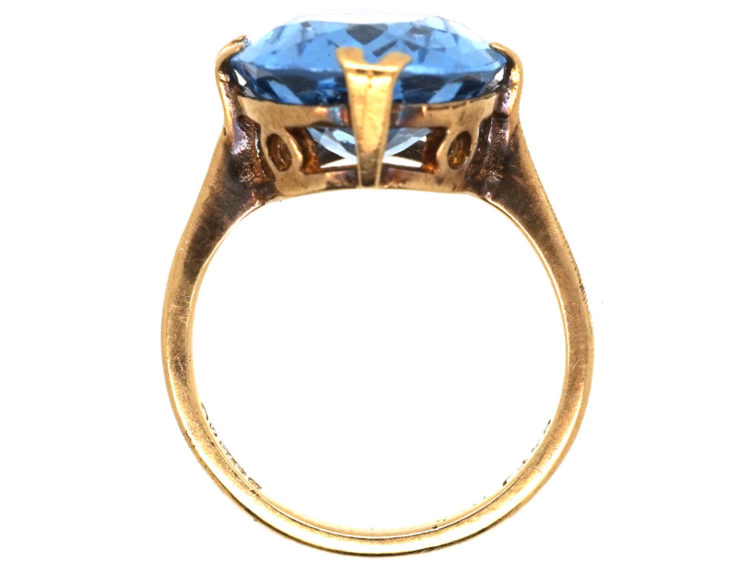 Art Deco 9ct Gold & Zircon Ring