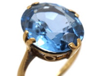 Art Deco 9ct Gold & Zircon Ring