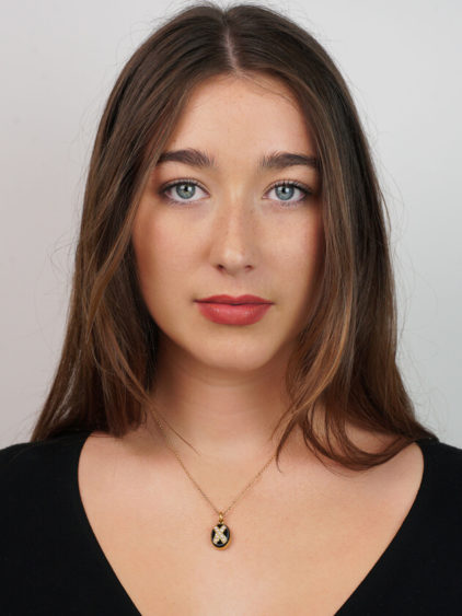Victorian 18ct Gold Onyx & Natural Split Pearl Pendant with Locket Back