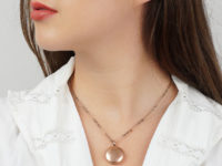 Edwardian 15ct Gold Round Locket