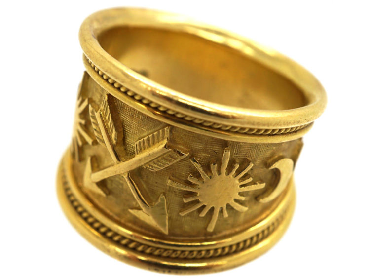 18ct Gold Ring by Elizabeth Gage
