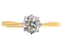 18ct Gold & Diamond Solitaire Ring