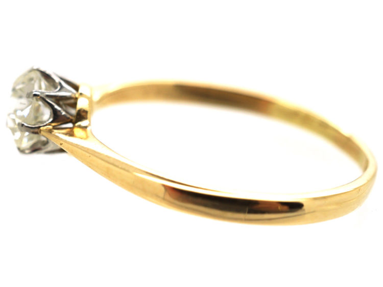 18ct Gold & Diamond Solitaire Ring