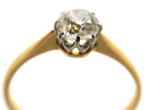 18ct Gold & Diamond Solitaire Ring