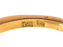 Art Nouveau 18ct Gold, Platinum & Diamond Ring