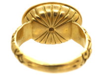 Georgian 18ct Gold Ring with Intaglio of Centurion's Head