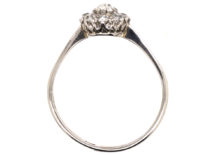 18ct White Gold Diamond Daisy Cluster Ring