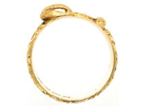 Edwardian 18ct Gold Buckle Ring