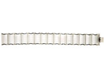 Norwegian Silver & White & Black Enamel Bracelet by Einar Modahl