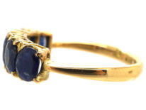 18ct Gold Five Stone Sapphire Ring