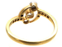 Edwardian 18ct Gold, Platinum & Diamond Ring