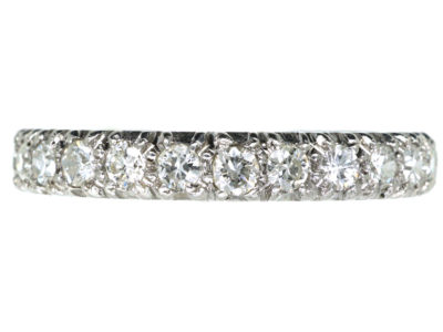 Art Deco Platinum & Diamond Set Eternity Ring