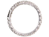 Art Deco Platinum & Diamond Set Eternity Ring