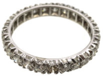 Art Deco Platinum & Diamond Set Eternity Ring