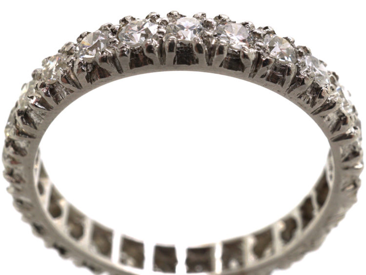 Art Deco Platinum & Diamond Set Eternity Ring