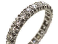 Art Deco Platinum & Diamond Set Eternity Ring