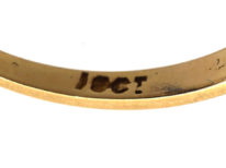 18ct Gold & Platinum, Three Stone Diamond Ring with Diamond Set Shoulders
