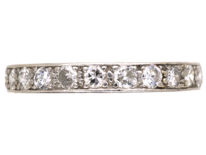 Art Deco Platinum & Diamond Set Eternity Ring