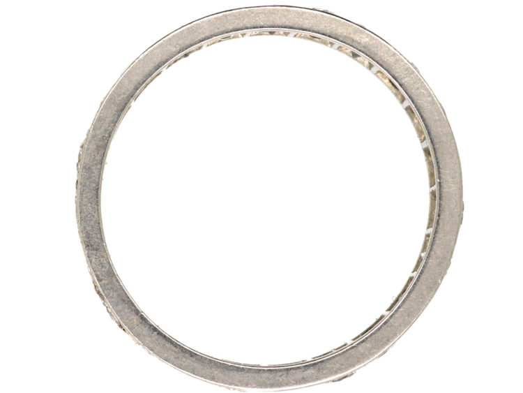 Art Deco Platinum & Diamond Set Eternity Ring