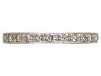 Art Deco Platinum & Diamond Set Eternity Ring