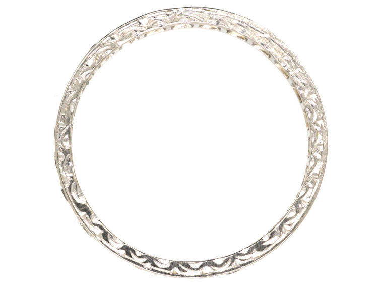 Art Deco Platinum & Diamond Set Eternity Ring