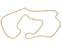 Edwardian 15ct Gold Gold Prince of Wales Twist Chain