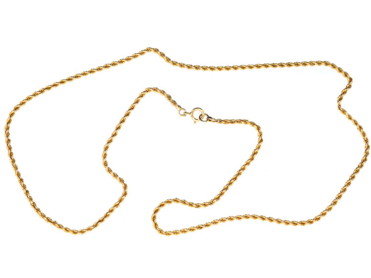 Edwardian 15ct Gold Gold Prince of Wales Twist Chain