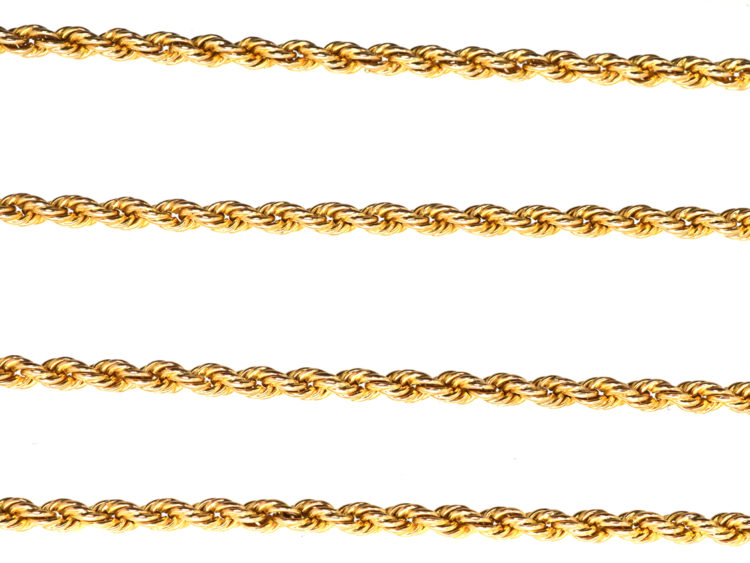 Edwardian 15ct Gold Gold Prince of Wales Twist Chain