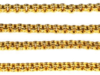 Victorian 15ct Gold Mid Length Belcher Chain