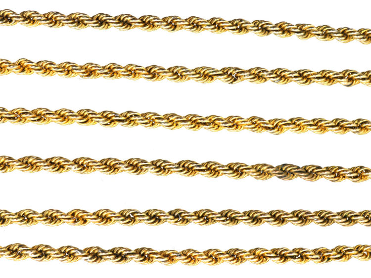 Edwardian 9ct Gold Prince of Wales Twist Guard Chain