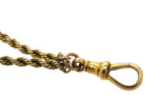 Edwardian 9ct Gold Prince of Wales Twist Guard Chain