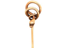 Victorian 15ct Gold Snake Tie Pin