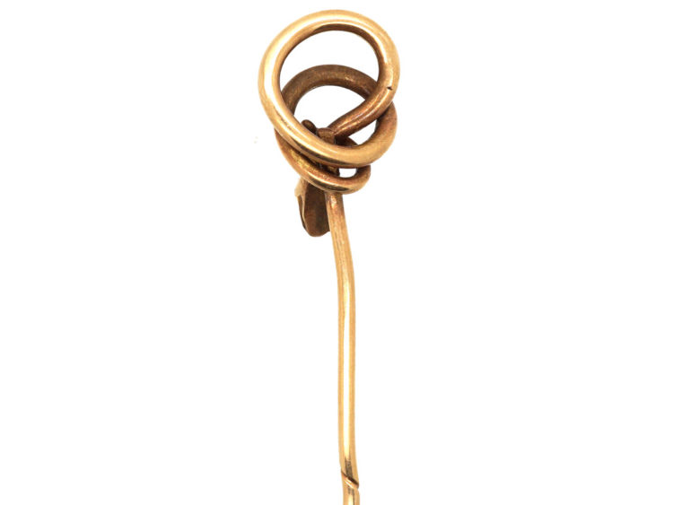 Victorian 15ct Gold Snake Tie Pin