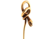 Victorian 15ct Gold Snake Tie Pin