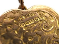 Edwardian 9ct Gold Heart Shaped Locket