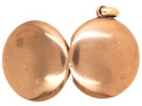 Edwardian 15ct Gold Round Locket