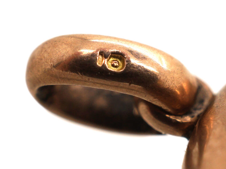 Edwardian 15ct Gold Round Locket