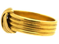Edwardian 18ct Gold Entwined Knot Ring