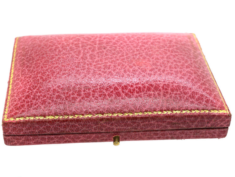 Art Deco 18ct Gold, Platinum, Mother of Pearl & Natural Split Pearl Dress Set