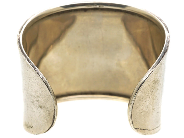 Silver Wide Cuff Bangle