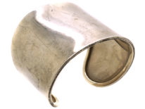 Silver Wide Cuff Bangle