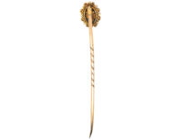 Victorian 15ct Gold & Diamond Tie Pin