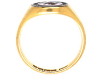 18ct Gold & Carnelian Signet Ring with Lion Intaglio