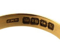 18ct Gold & Carnelian Signet Ring with Lion Intaglio