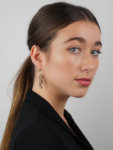 Georgian Filigree 18ct Gold Drop Earrings