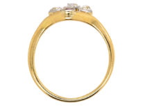 Art Nouveau 18ct Gold & Platinum, Ruby & Diamond Ring