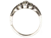 Art Deco Silver & Marcasite Ring