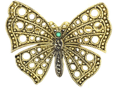 Silver Butterfly Brooch by Theodor Fahrner Silver Butterfly Brooch by Theodor Fahrner