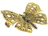 Silver Butterfly Brooch by Theodor Fahrner