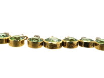 Edwardian 15ct Gold, Diamond & Peridot Necklace